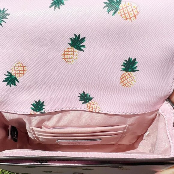 Kate Spade Flap Crossbody Pink Multi + Card Case - Picture 9 of 11